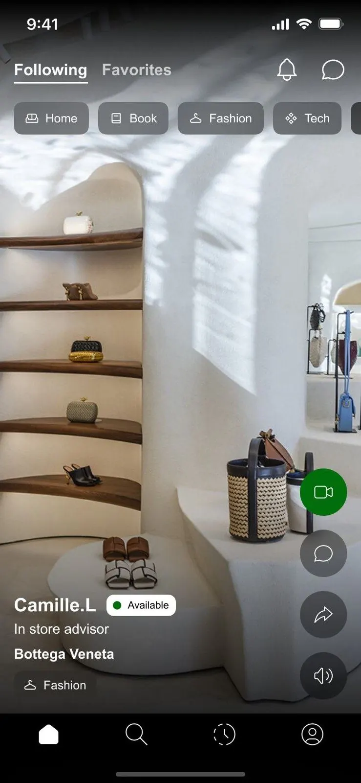 Marketplace Beamble : sélection de boutiques et de pièces de luxe dans l'application